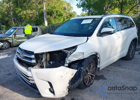 2018 Toyota Highlander Xle из США, поврежденный, VIN 5TDKZRFH6JS534716